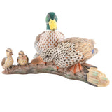 **Mallard Duck Family - Herend - Gaines Jewelers