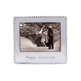 Mariposa - HAPPY ANNIVERSARY Beaded 5x7 Frame - Gaines Jewelers