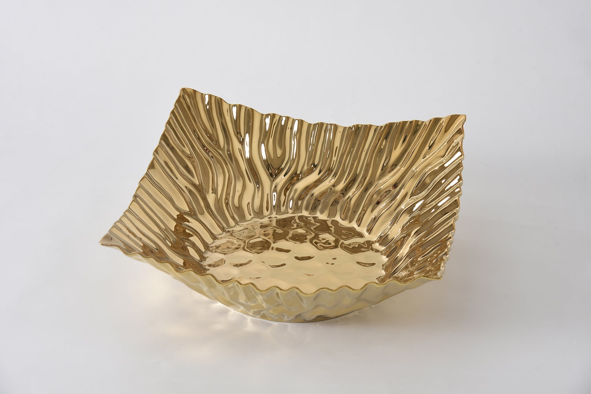 Mascali D’oro Square Centerpiece - Gold - Pampa Bay - Gaines Jewelers