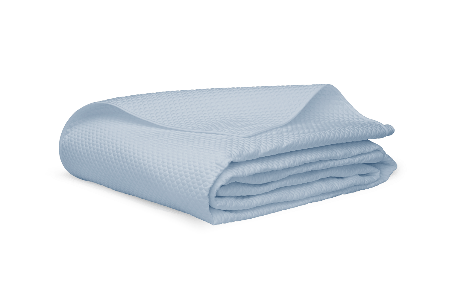 Matouk - Alba Quilt (Full/Queen) Blue - Gaines Jewelers