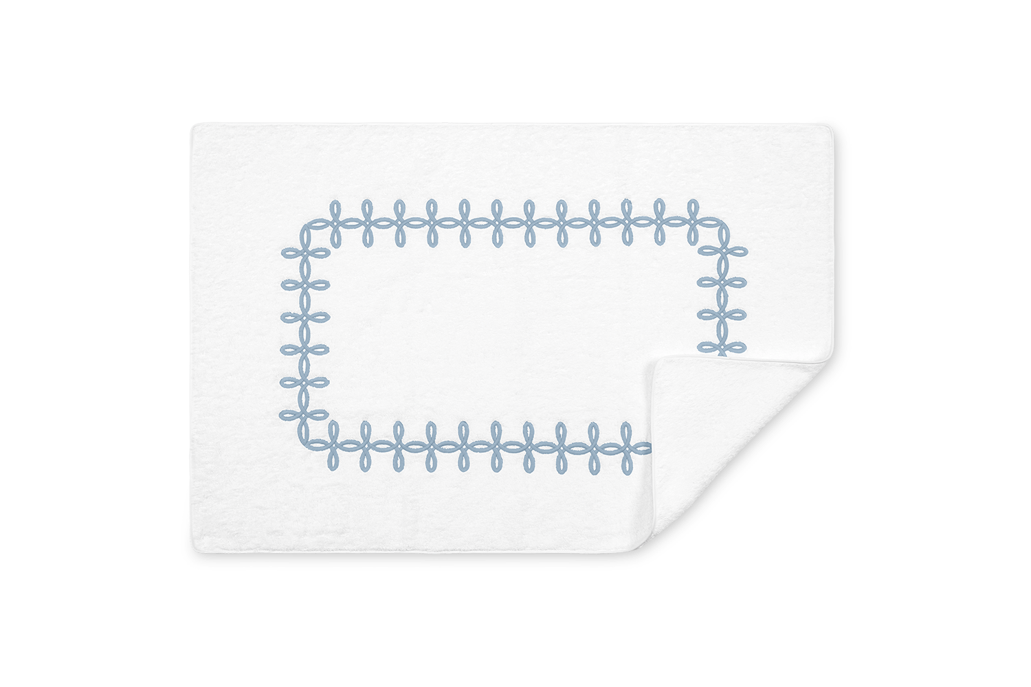Matouk - Gordian Tub Mat (Hazy Blue) - Gaines Jewelers