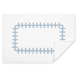 Matouk - Gordian Tub Mat (Hazy Blue) - Gaines Jewelers