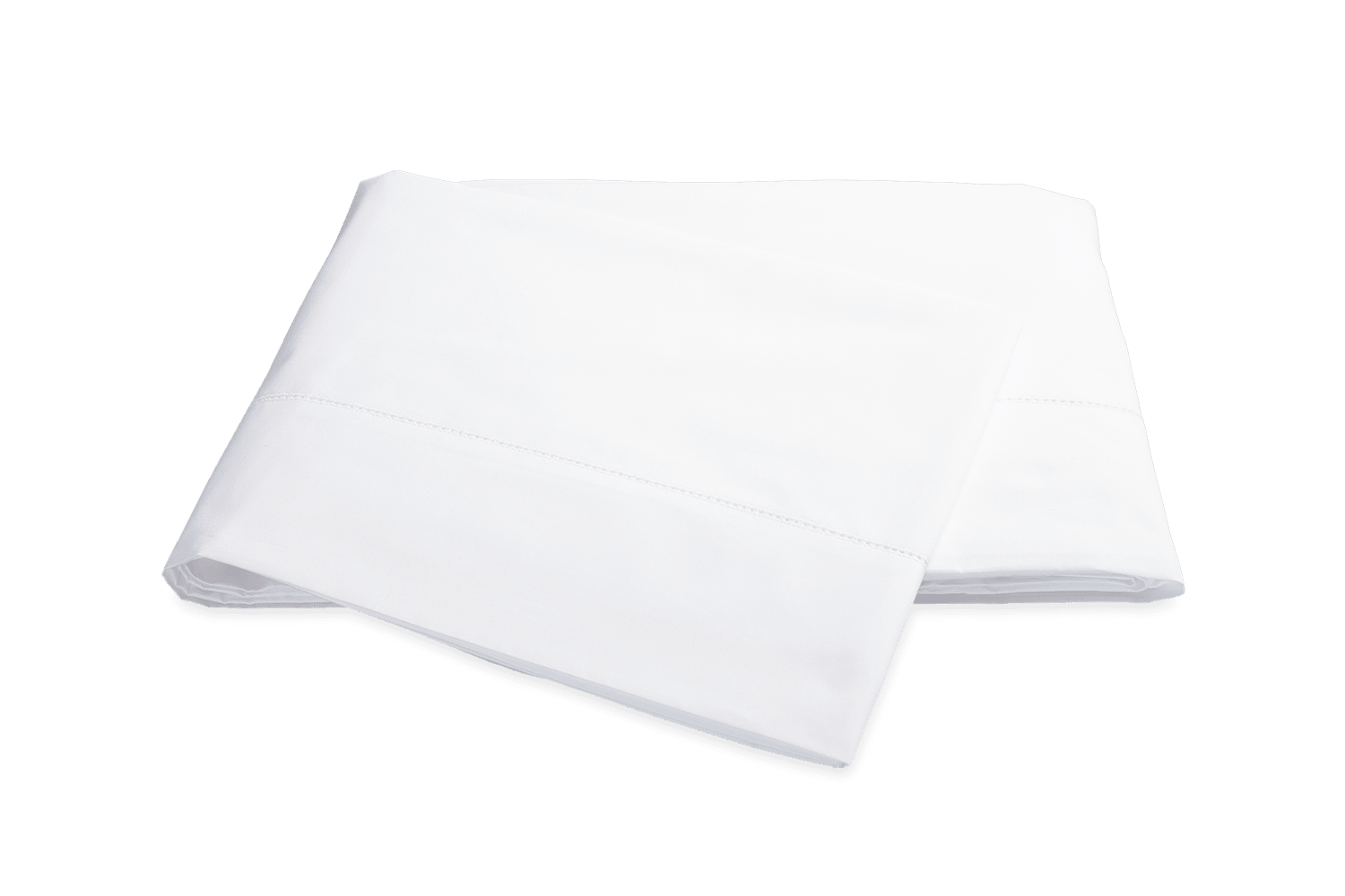Matouk - Milano Hemstitch Flat Sheet White (Full/Queen) - Gaines Jewelers