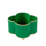 Mattie Quatrefoil Cachepot Planter - Emerald Green: Emerald Green / 6 x 12Gracie Scarlett Square Cachepot Planter Blue: Blue / 6 inch - Jaye's Studio - Gaines Jewelers
