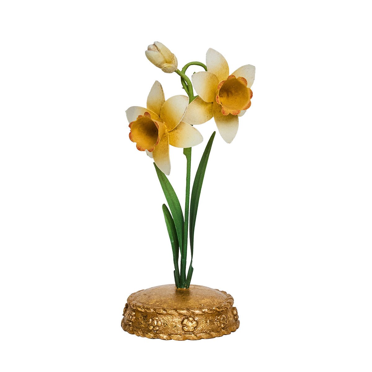 Meadow Walk Daffodil Place Card Holder - Yellow - Juliska - Gaines Jewelers