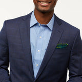 Meridian Pocket Square - Brackish - Gaines Jewelers
