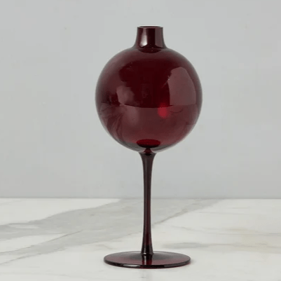 Merlot Wine Glass Vase, Medium - Etu Home - Gaines Jewelers