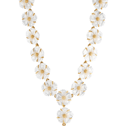 Mermaid Garden Petite Riviere Convertible Necklace, 16" - MOP - Capucine De Wulf - Gaines Jewelers