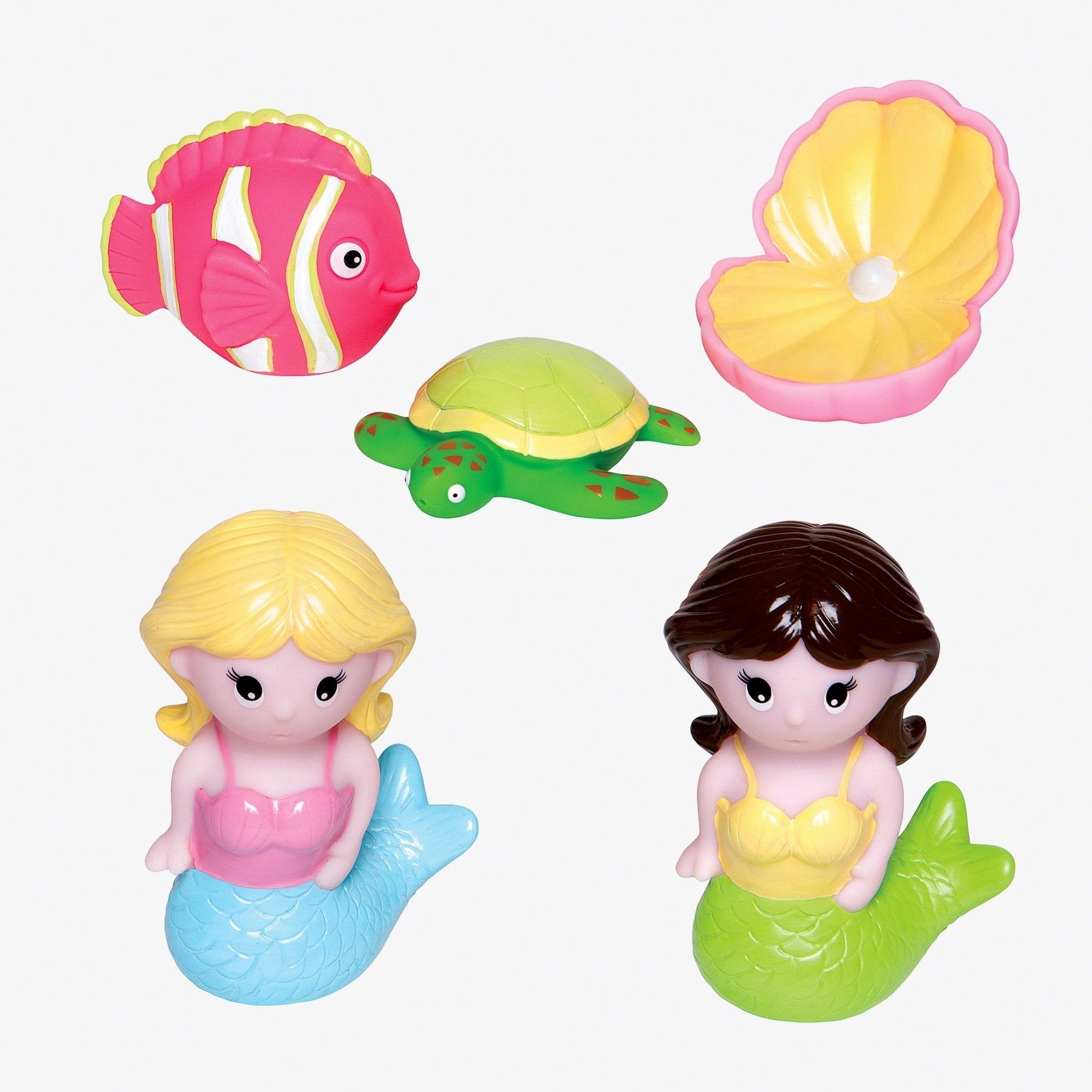MERMAID PARTY SQUIRTIE BABY BATH TOYS - Gaines Jewelers