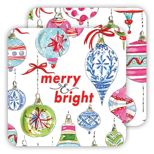 Merry and Bright Coaster - RosanneBeck Collections - Gaines Jewelers