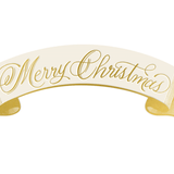 Merry Christmas Banner Table Accent - pack of 12 - Hester & Cook - Gaines Jewelers