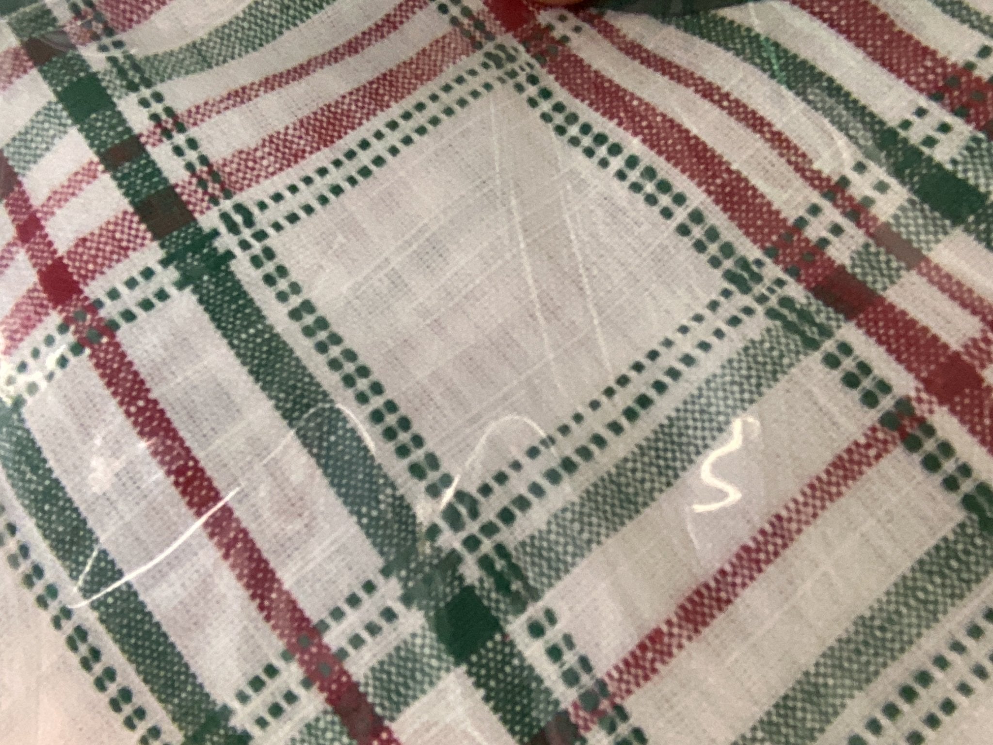 Merry Tartan Napkin - Red/Green - Juliska - Gaines Jewelers