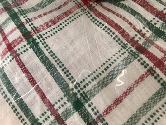 Merry Tartan Napkin - Red/Green - Juliska - Gaines Jewelers