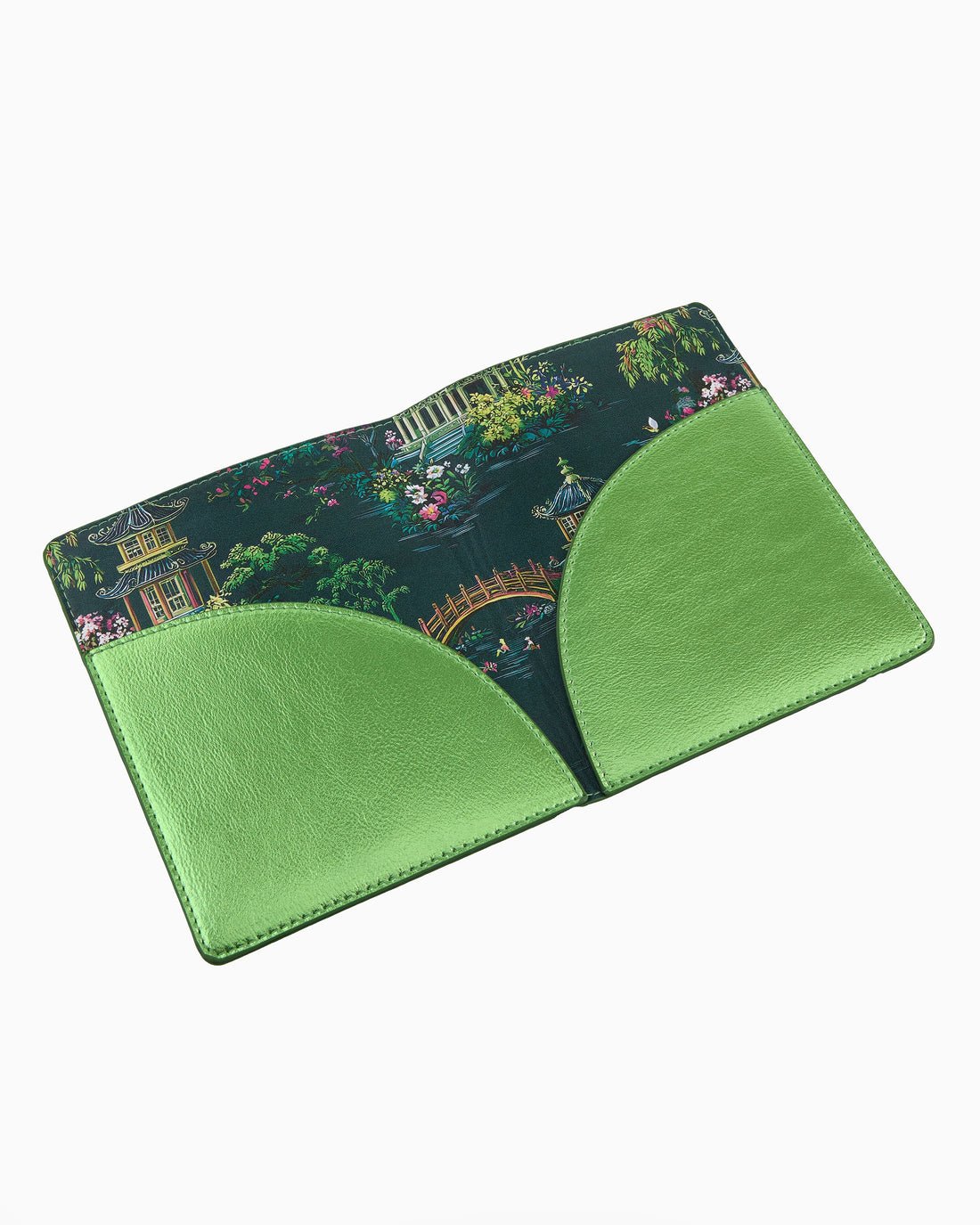 Metallic Green Mahjong Card Folio - Oh My Mahjong - Gaines Jewelers