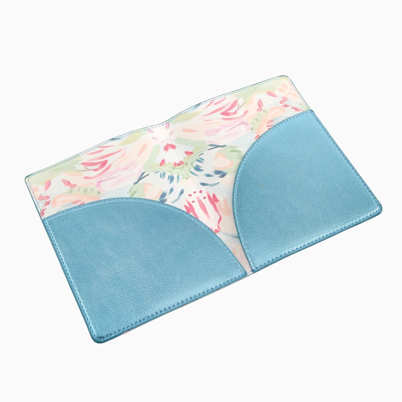 Metallic Light Blue Mahjong Card Folio - Oh My Mahjong - Gaines Jewelers