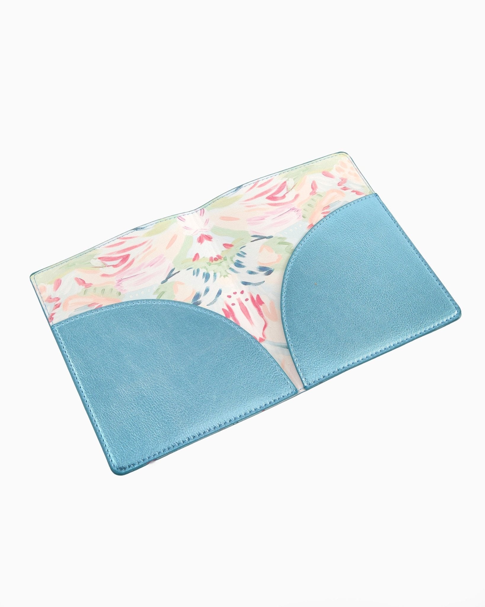 Metallic Light Blue Mahjong Card Folio - Oh My Mahjong - Gaines Jewelers