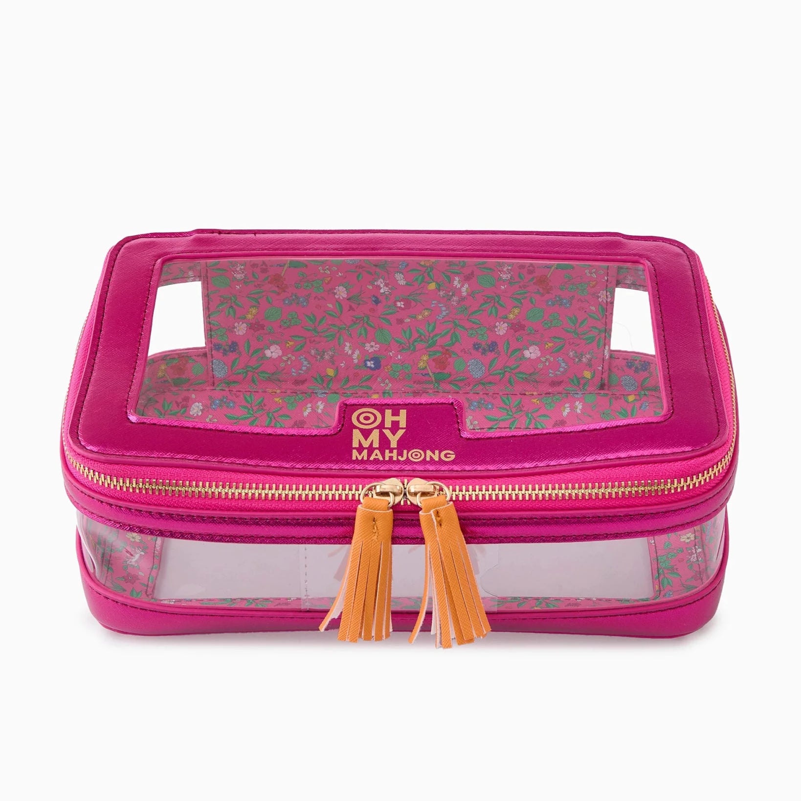 Metallic Pink Tile Storage Bag - Oh My Mahjong - Gaines Jewelers