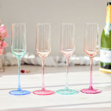 Mezclada Champagne Flute - Set of 4 - Byrdeen - Gaines Jewelers