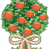 Mid Mod Design LLC - LARGE Designer Citron Topiary Door Hanger - Gaines Jewelers