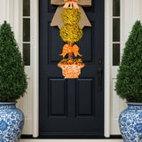 Mid Mod Design LLC - LARGE Designer Golden Hour Topiary Ginger Jar Door Hanger - Gaines Jewelers