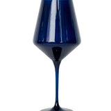 Midnight Blue Wine Stemware - Estelle Colored Glass - Gaines Jewelers