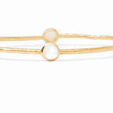 Milano Luxe Bangle - Iridescent Clear Crystal - M - Gaines Jewelers