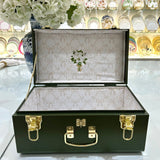 Mini Green Trunk "Briarcliff Bows" - Petite Keep - Gaines Jewelers