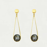 Mini Ipanema Earrings Labradorite - Gaines Jewelers