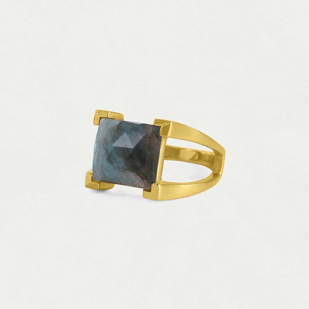 Mini Plaza Ring Labradorite Size 7 - Dean Davidson - Gaines Jewelers