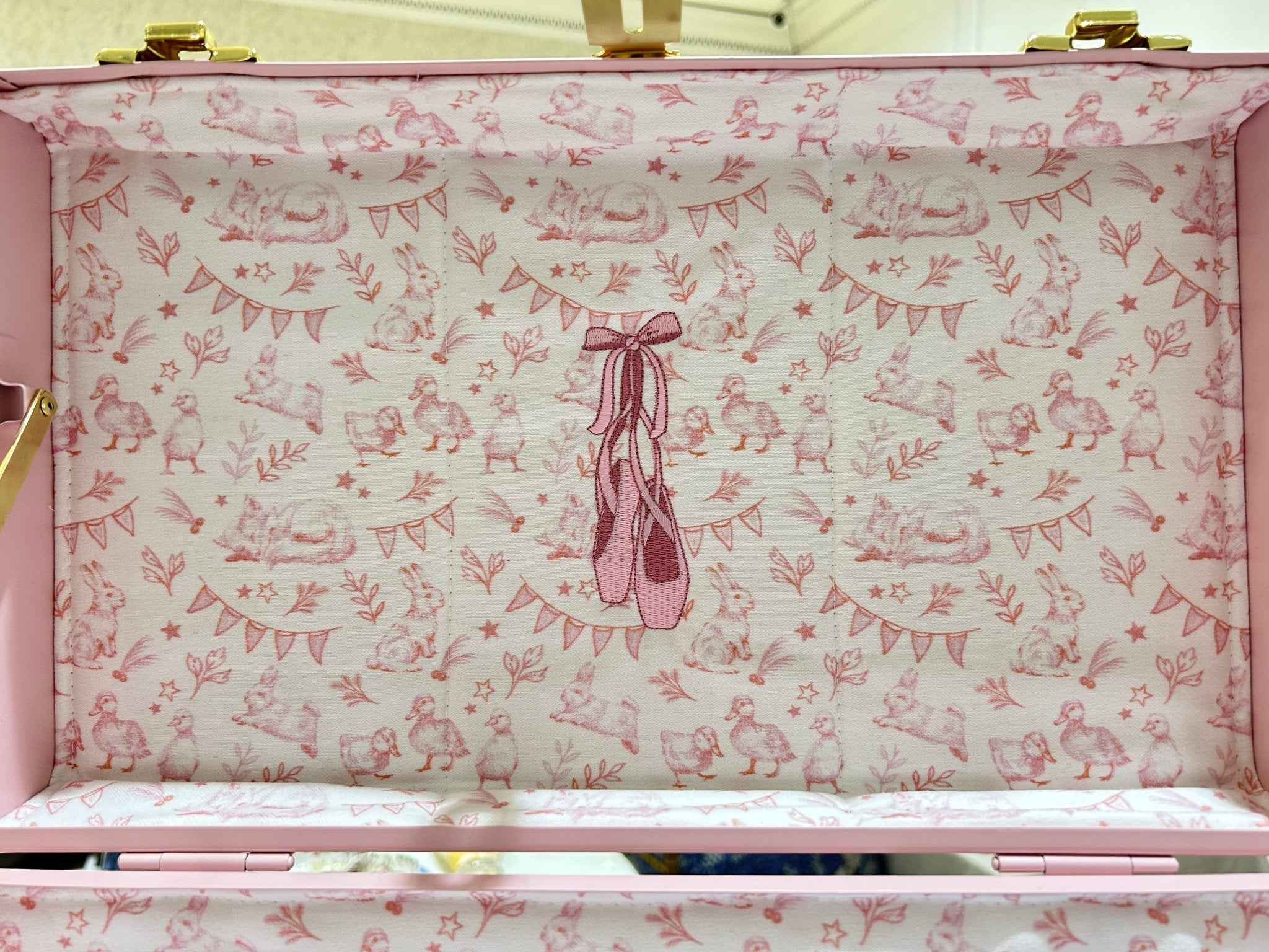 Mini Trunk Pink "Ballet Slipper" - Petite Keep - Gaines Jewelers