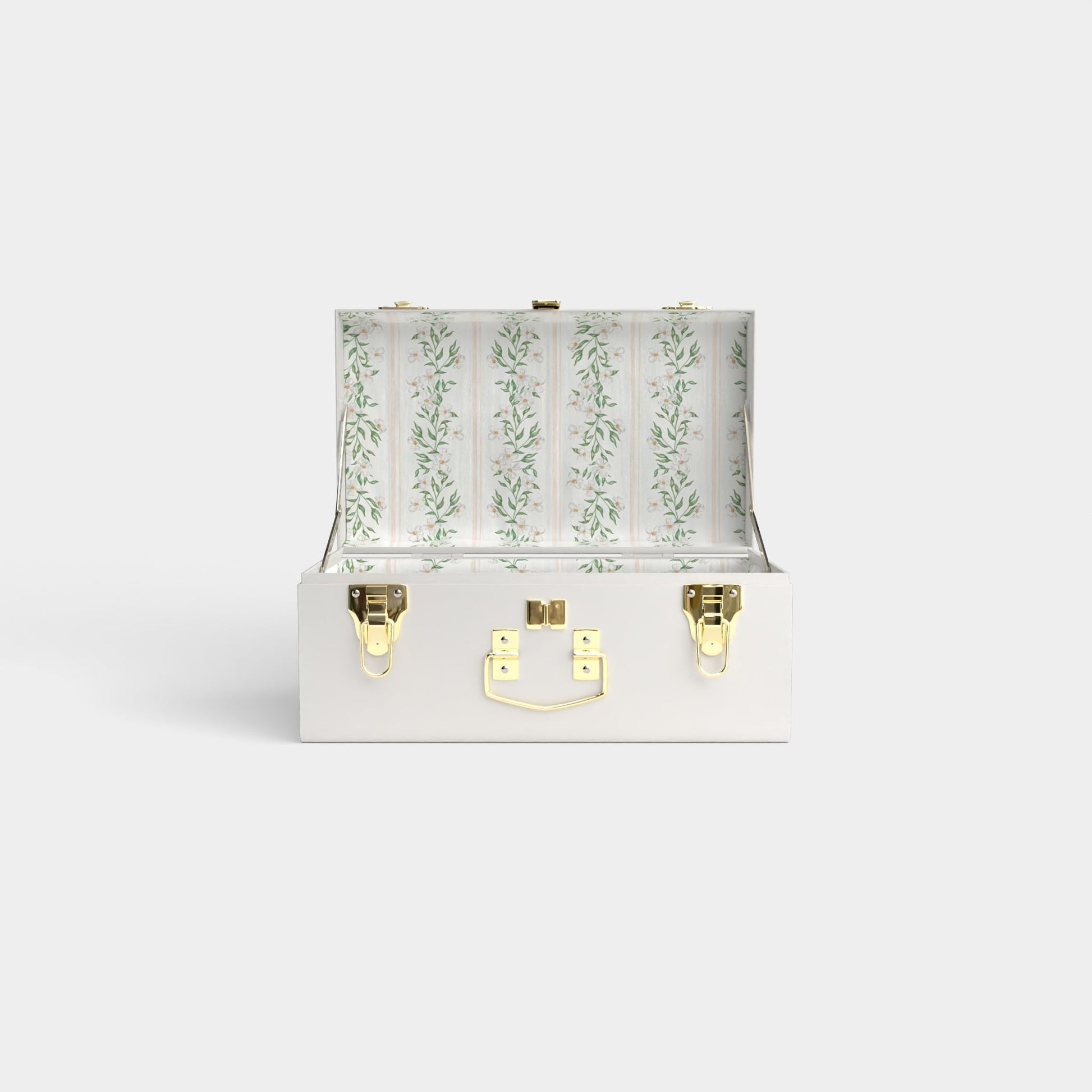 Mini Trunk White "Happily Ever After" - Petite Keep - Gaines Jewelers