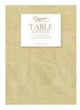 Moire Light Gold - Paper Linen Print Airlaid Tablecover 5.2'X8.2' - Caspari - Gaines Jewelers