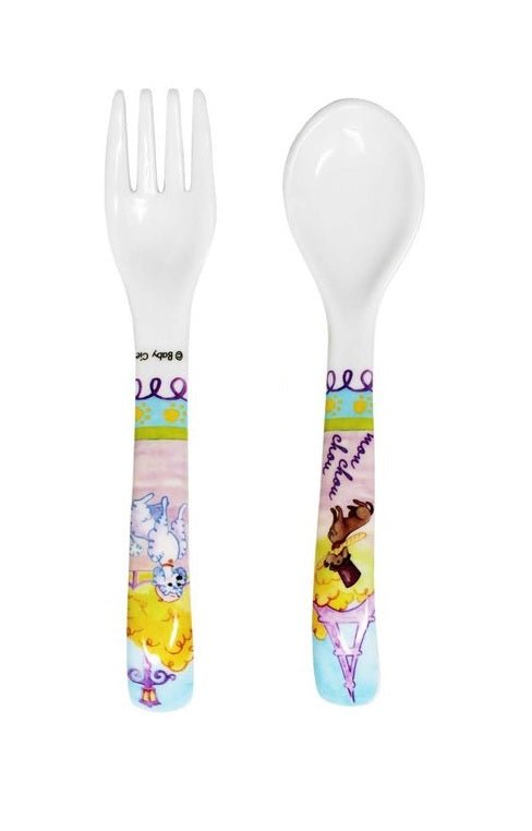 Mon Chou Chou Fork & Spoon Set - Baby Cie - Gaines Jewelers