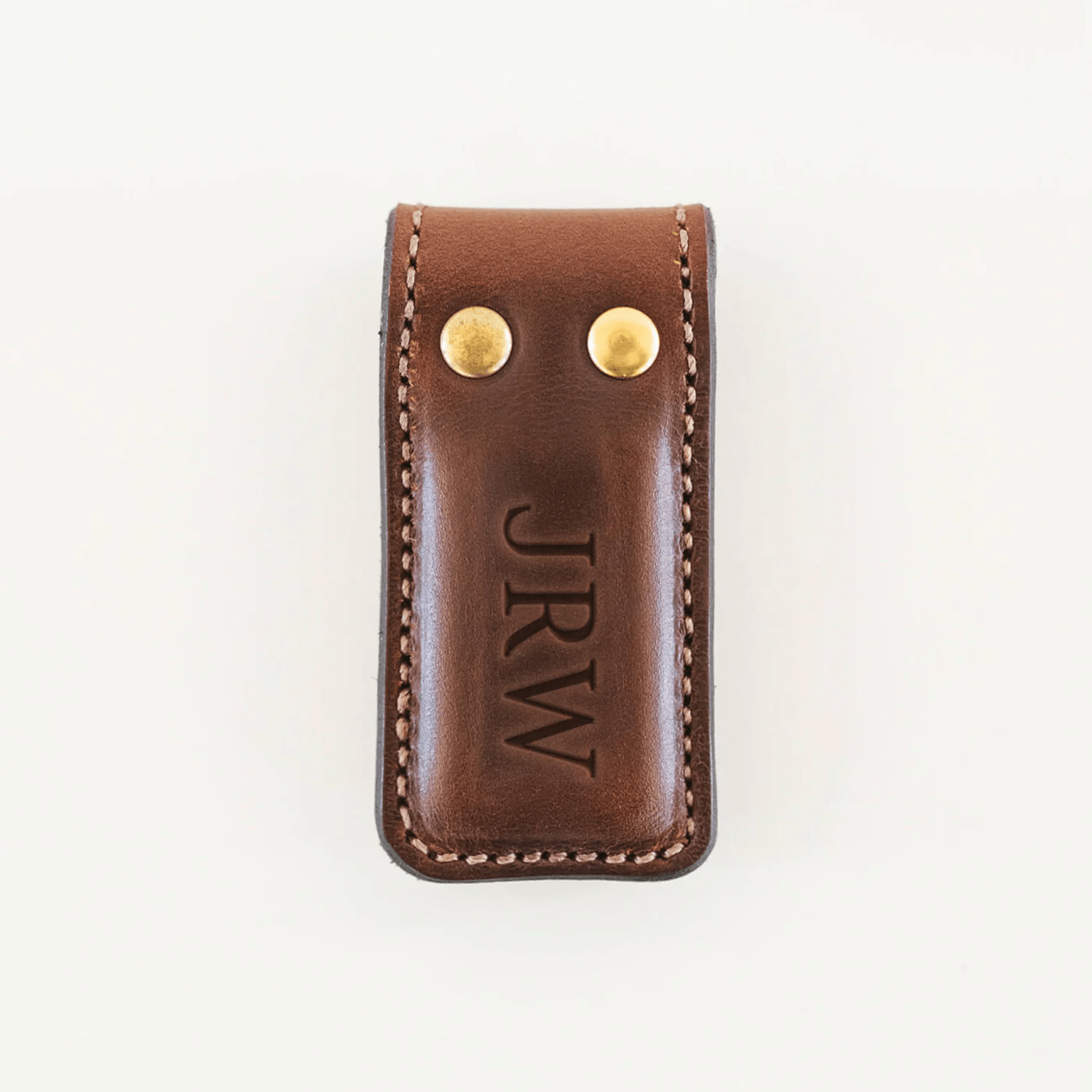 Money Clip - Dark Brown - Clayton & Crume - Gaines Jewelers