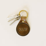 Monogrammed Circle Key Fob - Clayton & Crume - Gaines Jewelers