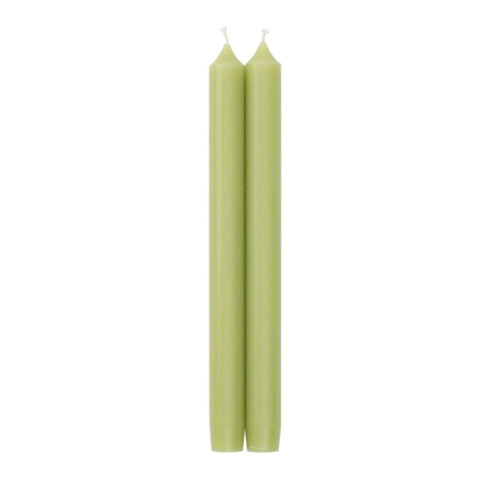 Moss Green 10" Crown Candles - Caspari - Gaines Jewelers