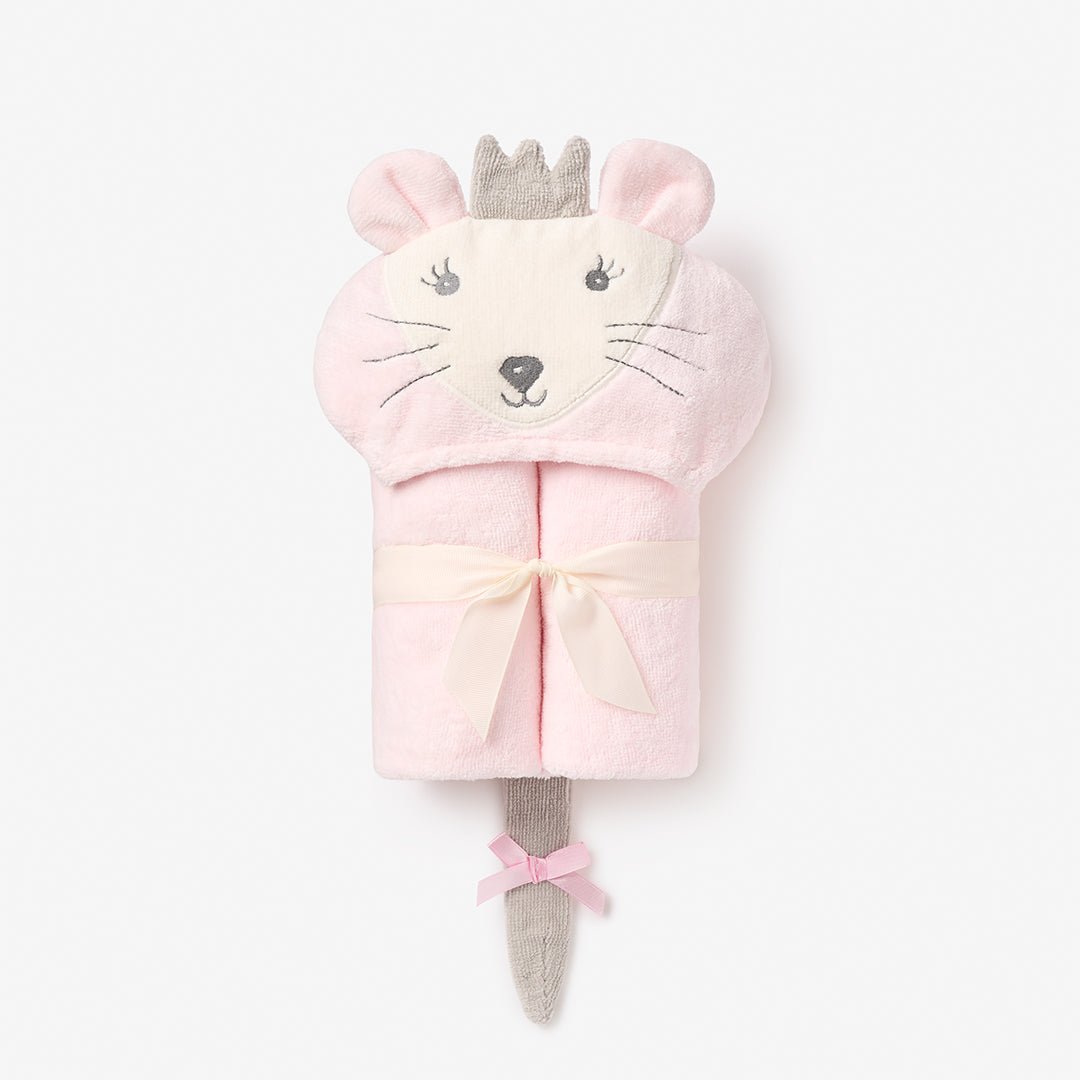 MOUSE HOODED BABY BATH WRAP - Gaines Jewelers