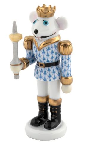 Mouse King Nutcracker - Blue - Herend - Gaines Jewelers