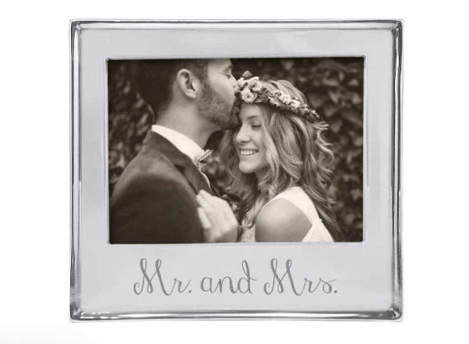 MR. & MRS. Signature 5x7 Frame - Mariposa - Gaines Jewelers