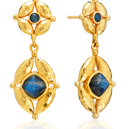 Mystic Eye Post Drop Earrings - Blue Labradorite - Capucine De Wulf - Gaines Jewelers