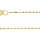 Necklace - box chain .75mm 18" 14kt yellow gold - Gaines Jewelers