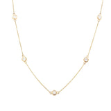 Necklace diamonds by the yard having a total weight 1.10ct 14kt yellow gold - Gaines Jewelers