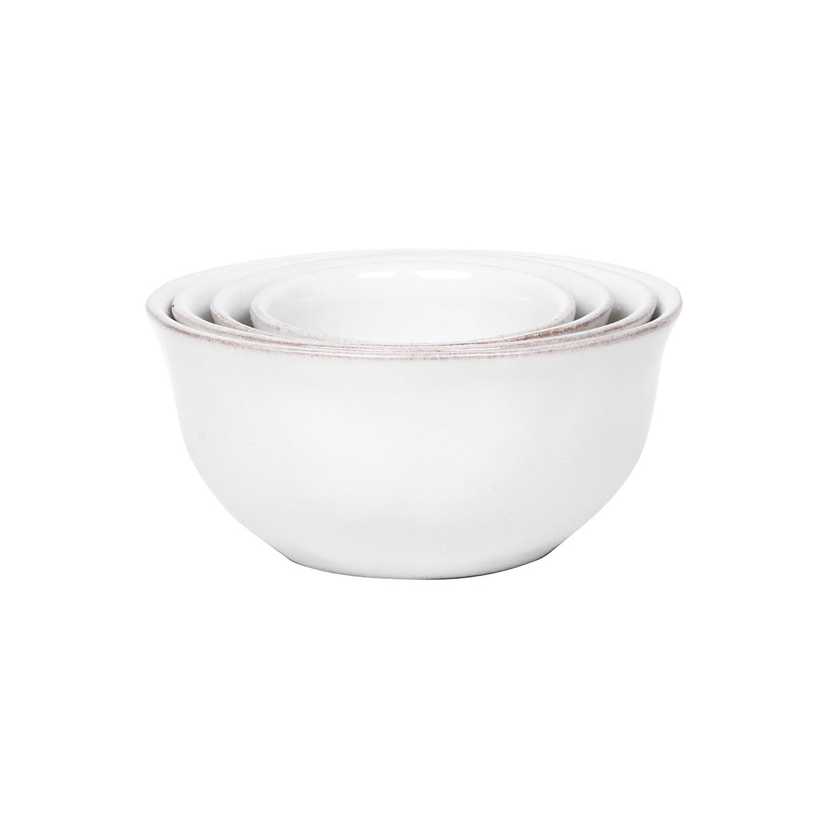Nesting Prep Bowl Set/4pc - Whitewash - Juliska - Gaines Jewelers