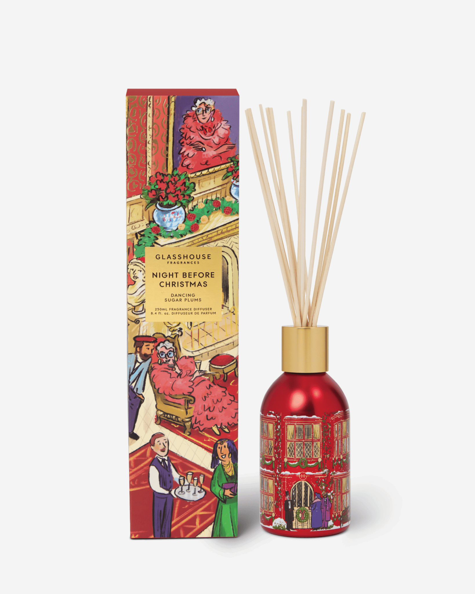 Night Before Christmas 8.4 fl. oz. Diffuser - Glasshouse - Gaines Jewelers