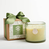 Noble Fir - Fall 13 oz Candle in Green Glass in Box with Bow - LUX FRAGRANCES - Gaines Jewelers