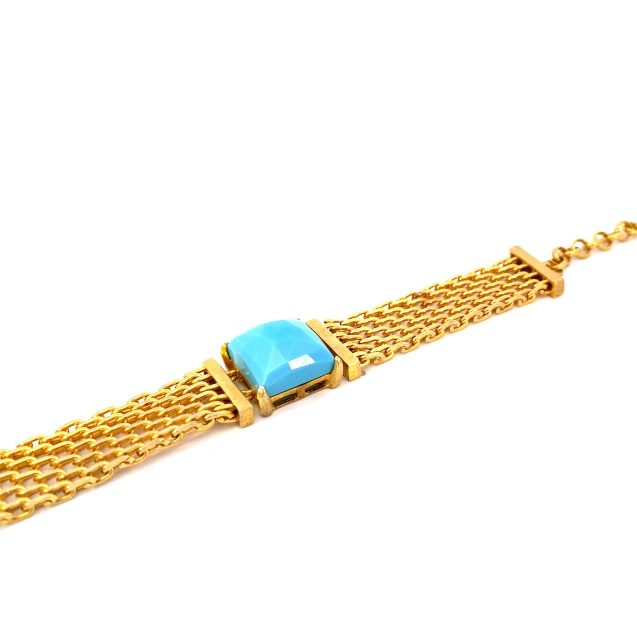 Nomad Gemstone Chain Bracelet - Turquoise - Dean Davidson - Gaines Jewelers