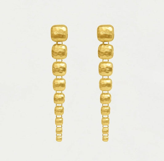 Nomad Statement Drop Earrings - Gold - Gaines Jewelers