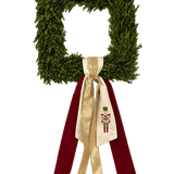Nutcracker Square Boxwood Wreath 24" - Fig & Dove - Gaines Jewelers