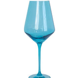 Ocean Wine Stemware - Estelle Colored Glass - Gaines Jewelers