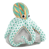 Octopus on Rock in Green - Herend - Gaines Jewelers